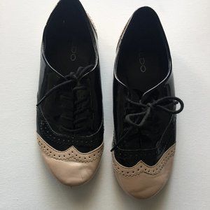 Black & Cream Fancy Pants Shoes